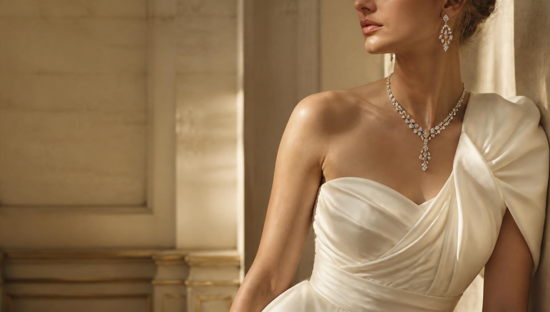 VALMONTÉ diamond jewelry in a dark studio